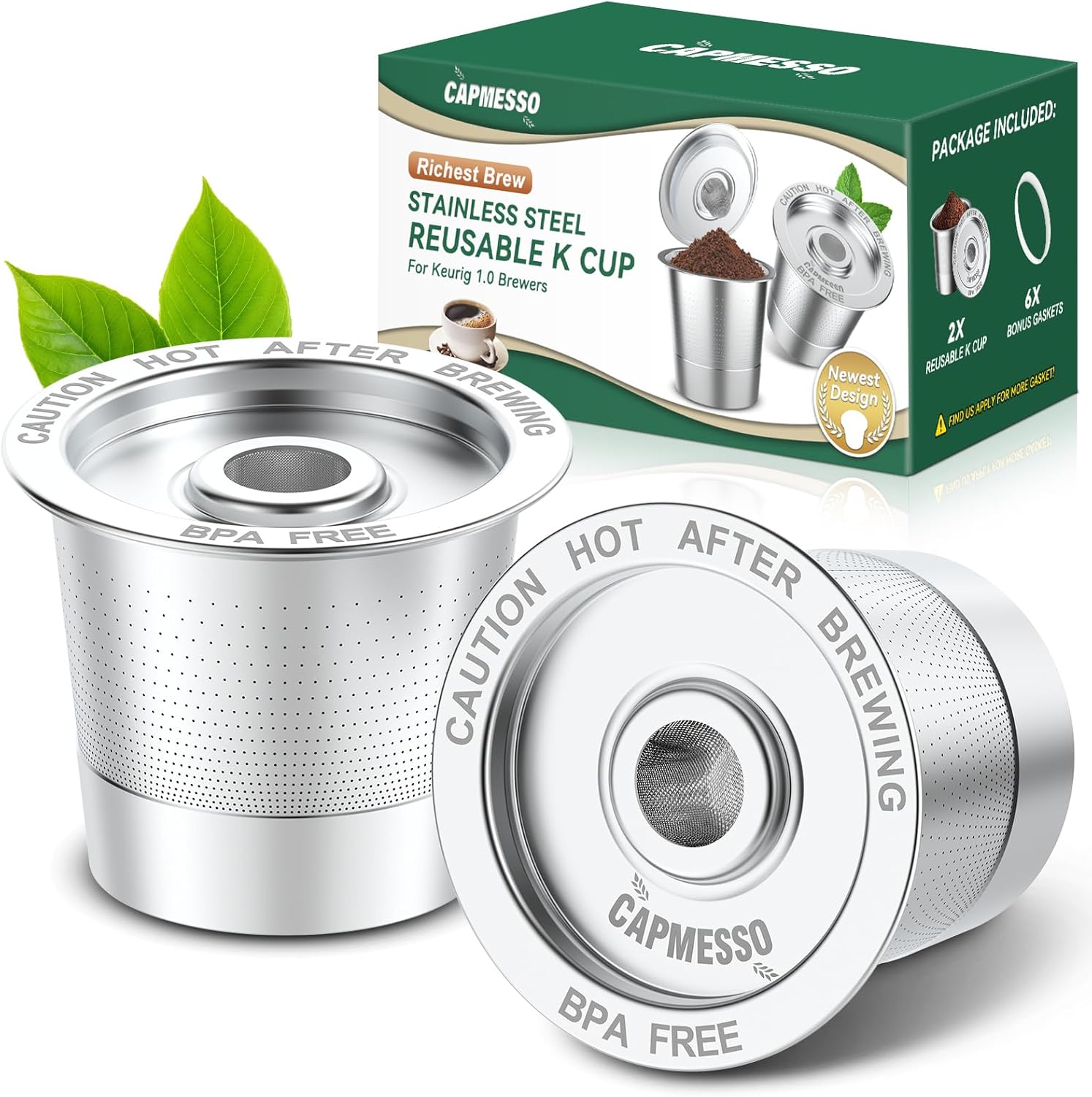Reusable Stainless Steel K-Cup for Keurig 1.0 & 2.0