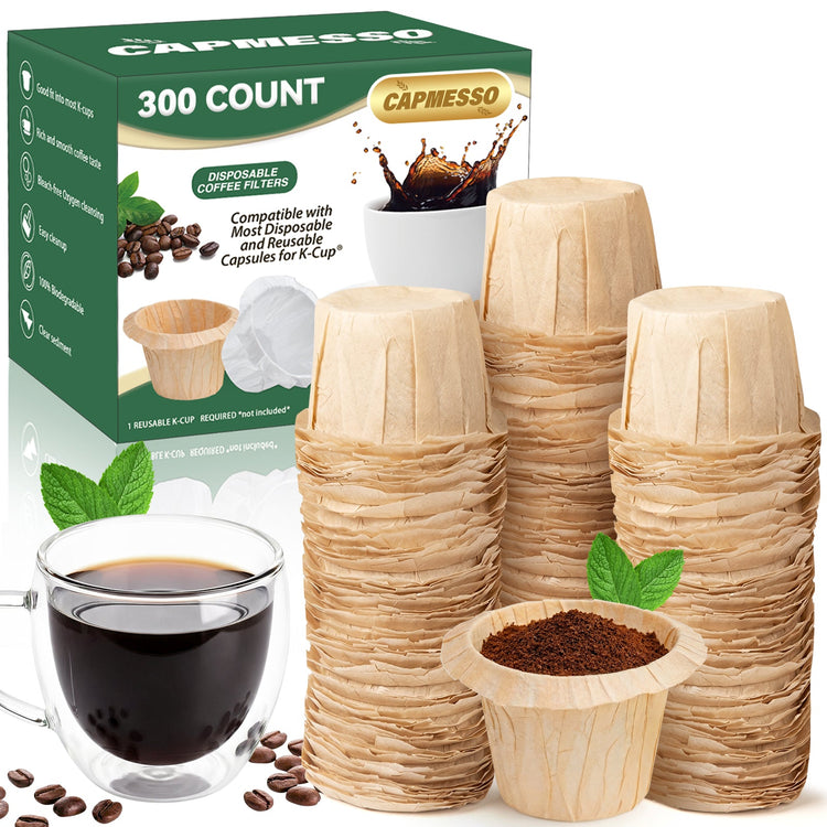 Paper filters for reusable K-Cups