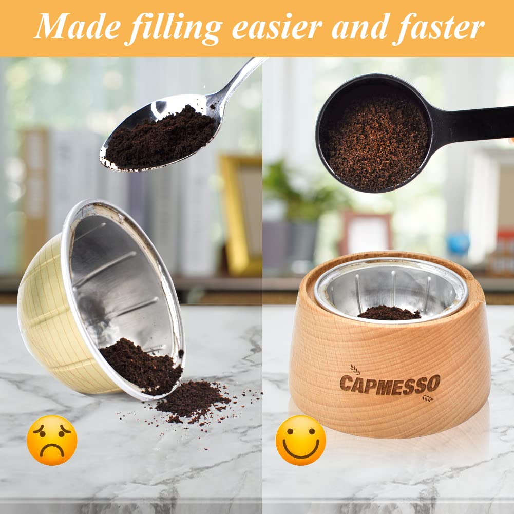 CAPMESSO Aluminum Foil Seals Kit to Reuse Nespresso Vertuo Reusable Pods, Refillable Vertuoline Capsules (Complete Seal Kit+100pcs Lids) - CAPMESSO