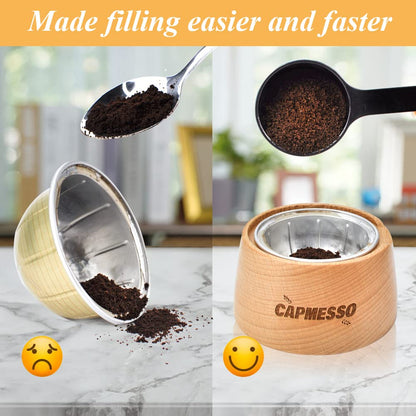 CAPMESSO Aluminum Foil Seals Kit to Reuse Nespresso Vertuo Reusable Pods, Refillable Vertuoline Capsules (Complete Seal Kit+100pcs Lids) - CAPMESSO