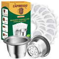 CAPMESSO refillable Nespresso OriginalLine pod kit with 2 pods