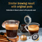 CAPMESSO reusable silicone caps for Nespresso Vertuo pods