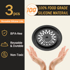 Food-grade silicone Vertuo pod caps in all sizes