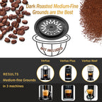 Resealing a reusable Nespresso Vertuo pod with a silicone cap