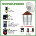 CAPMESSO dual-mesh reusable stainless steel K-Cup for Keurig 1.0