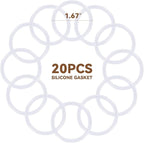 20-pack of food-grade silicone K-Cup gasket rings