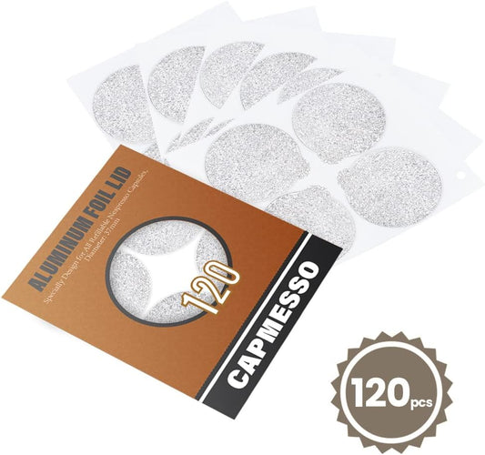 Reusable Nespresso Coffee Pod Seal Lids-120pcs