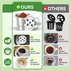 All-steel reusable K-Cup with 5-hole lid