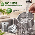 Reusable K-Cups & Carafe Filter Basket for Keurig K-Duo Gen 2 – Stainless Steel