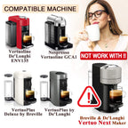 CAPMESSO refillable stainless steel Nespresso Vertuo pod