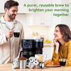 Plastic-free all-metal 5-hole reusable K-Cup for MultiStream Keurig