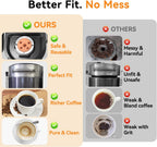 CAPMESSO 5-hole stainless steel reusable K-Cup for Keurig