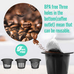 BPA-free reusable Nespresso OriginalLine espresso capsules