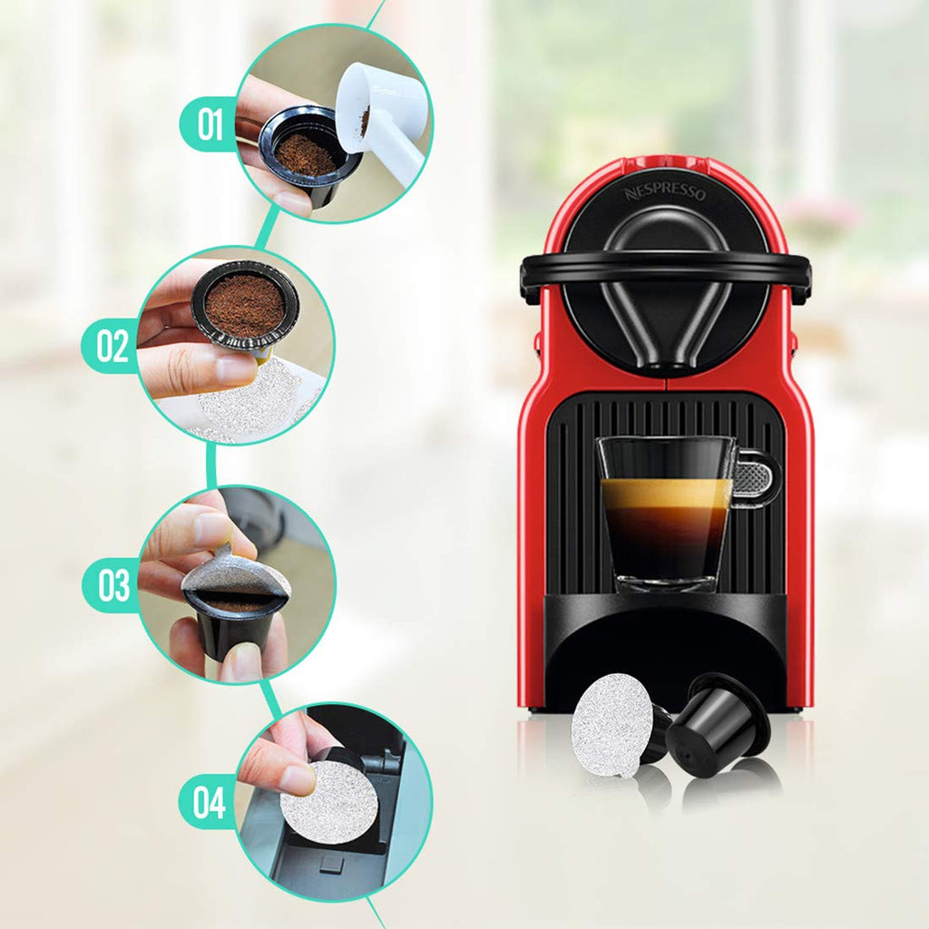 CAPMESSO 100-pack reusable Nespresso OriginalLine capsules
