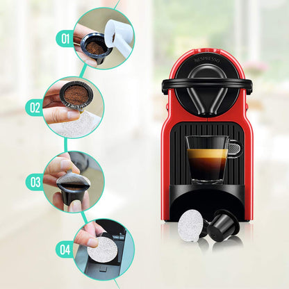 Reusable Espresso Capsules -Refillable Capsule Coffee Pods Filters Reusable 200 Times Compatible with Nespresso Original Line Machines - CAPMESSO