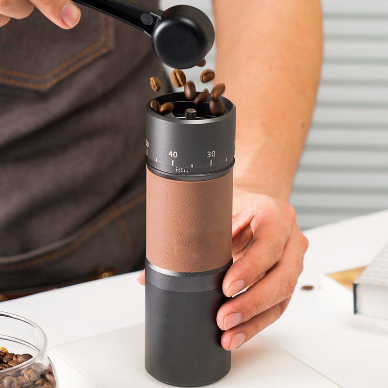 Manual Coffee Grinder with Adjustable Settings – 420 Stainless Steel Burr, 30g Capacity