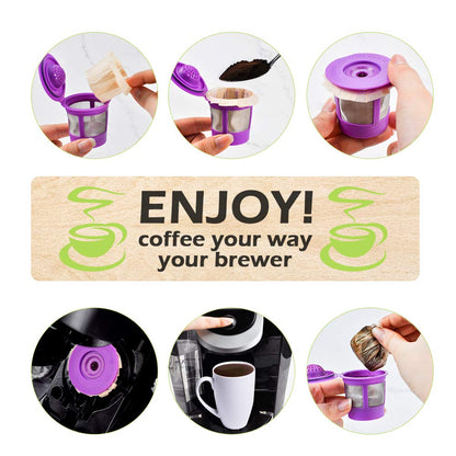 Disposable Coffee Paper Filters, 100 Count Keurg Cup Coffee Filters Compatible with Keurg Brewers Reusable Single Serve 1.0 and 2.0 Coffee Maker - CAPMESSO