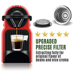 Stainless steel OriginalLine pods with reusable mesh lids