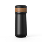 2-in-1 French Press Travel Mug – 320ml Insulated Coffee Maker