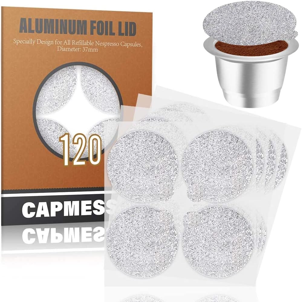 Reusable Nespresso Coffee Pod Seal Lids-120pcs - CAPMESSO