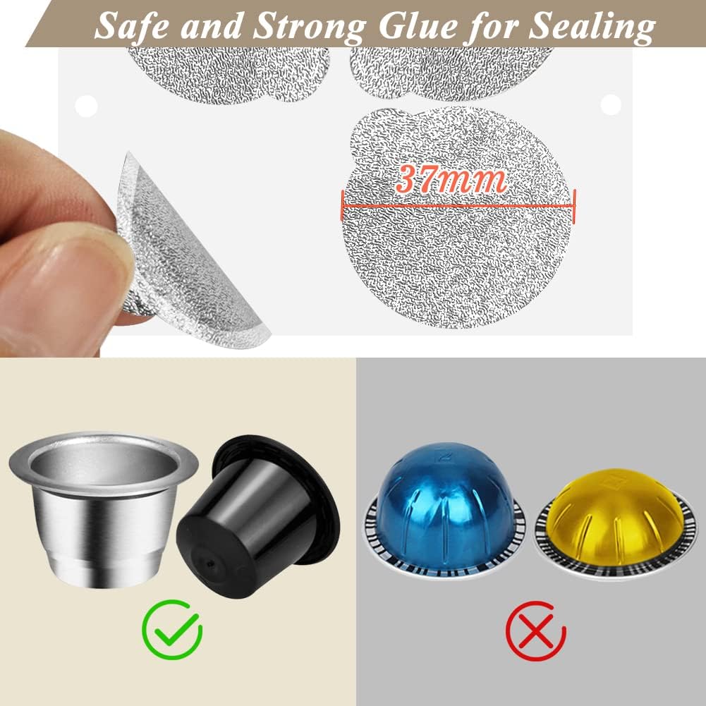 Reusable Nespresso Coffee Pod Seal Lids-120pcs - CAPMESSO