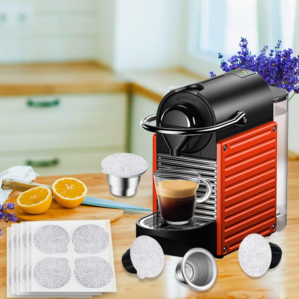Reusable Nespresso Coffee Pod Seal Lids-120pcs - CAPMESSO